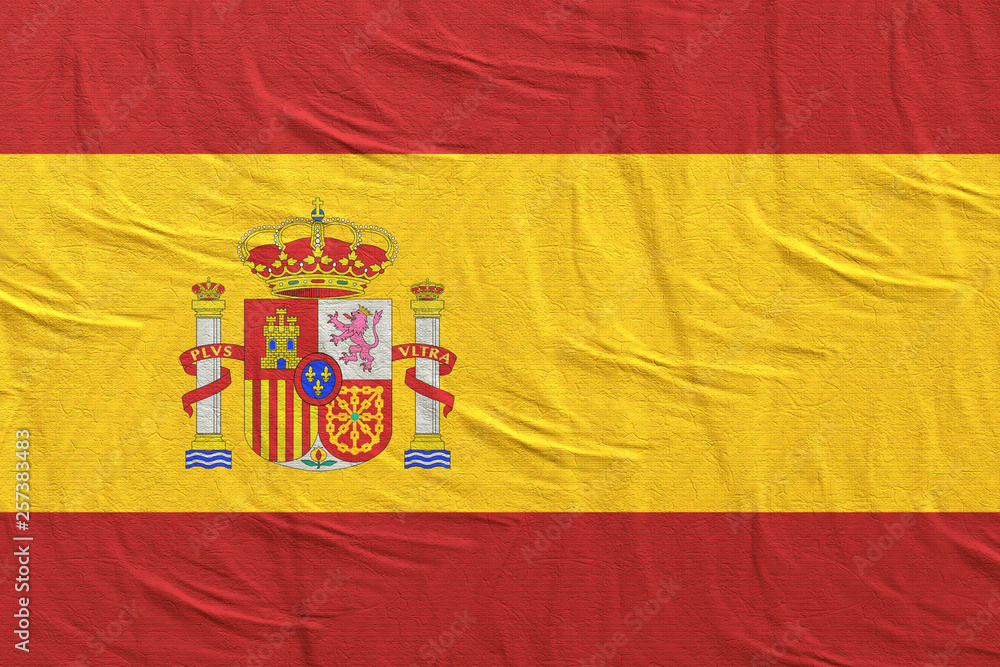 Fototapeta premium Spain flag waving