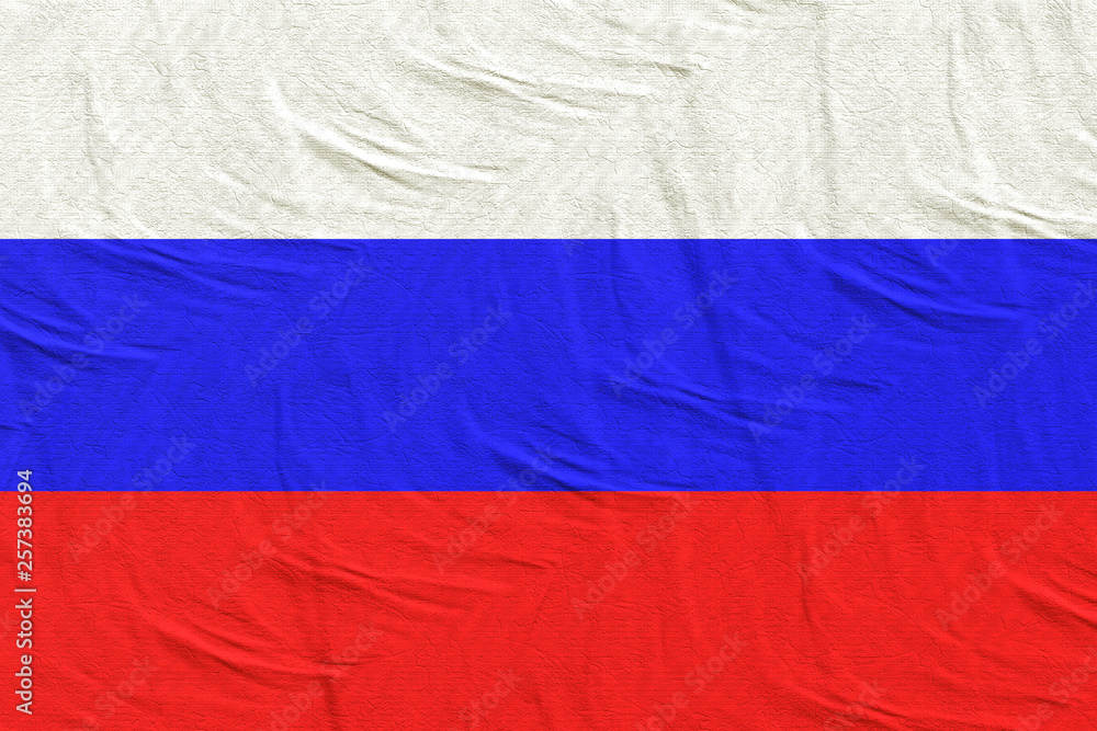Russian Federation flag waving Russian Federation flag waving