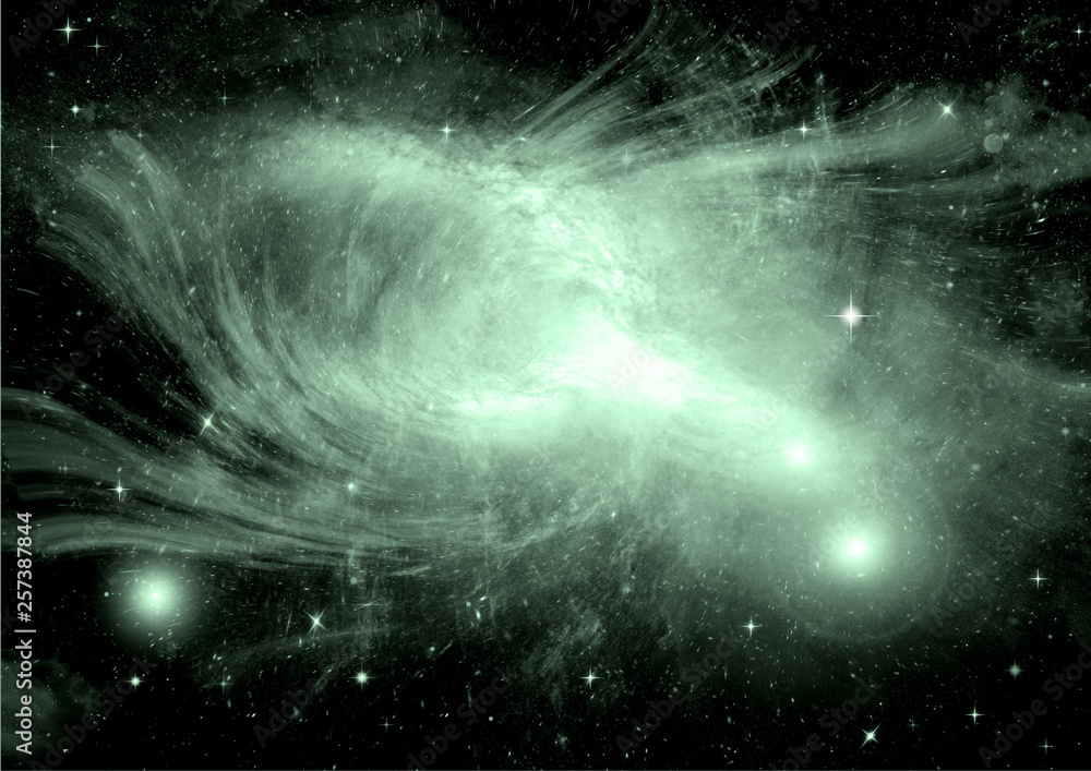 Obraz premium galaxy in a free space