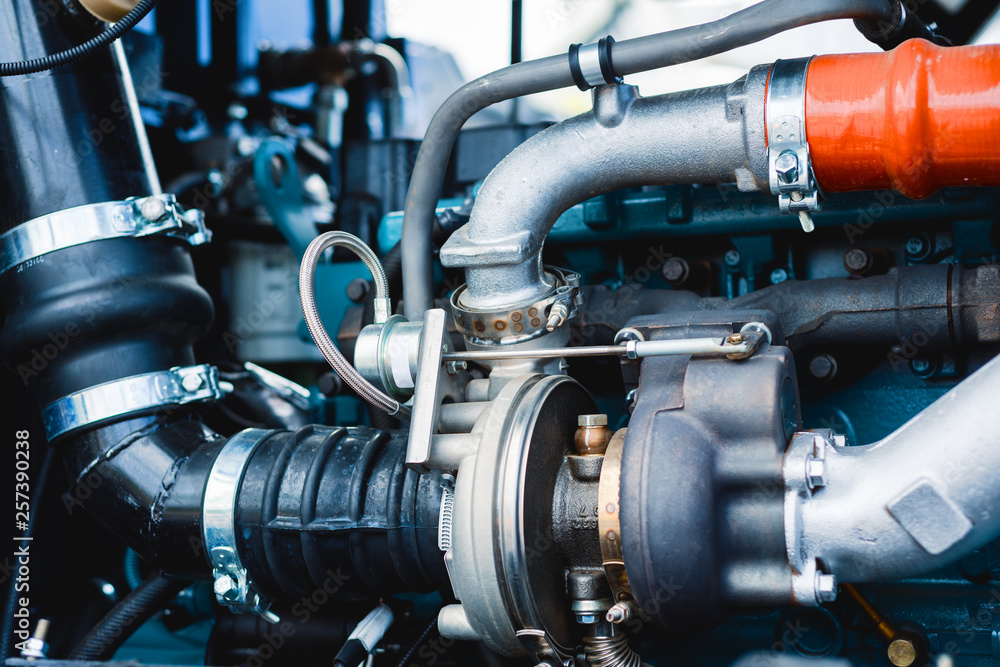 Obraz premium Internal combustion engine automotive