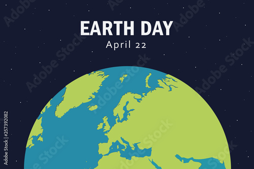 international earth day april 22 vector illustration EPS10