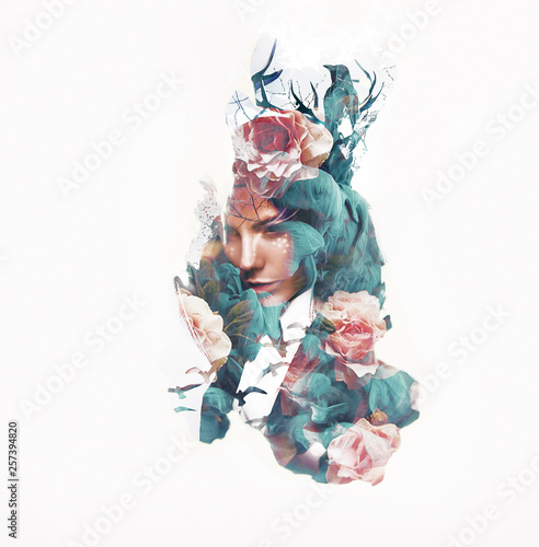 Foto Fantasy woman portrait