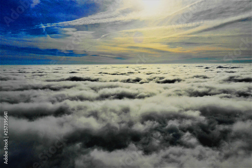 Wolkenaufnahmen mit DJI Mavic 2 Drohne
