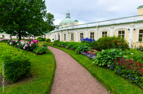 Menshikov Palace. Large park complex in the city of Oranienbaum, St. Petersburg
