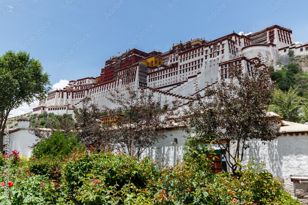 Green Potala Palace (Lhasa, Tibet, China)