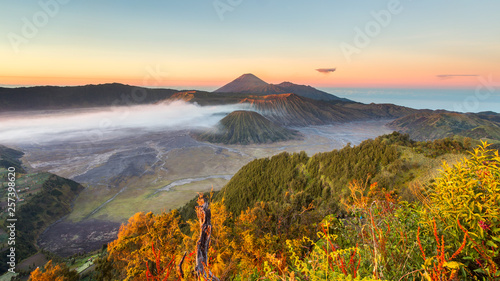 Sunrise over Mount Bromo,  Java, Indonesia