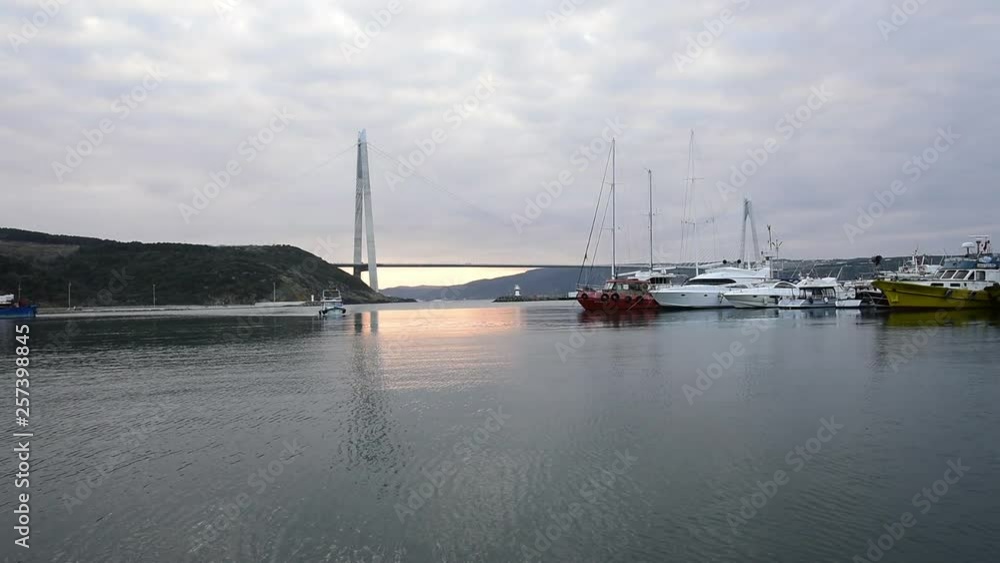 Yavuz Sultan Selim Bridge in Istanbul Bosphorus Yavuz Sultan Selim Bridge in Istanbul Bosphorus
