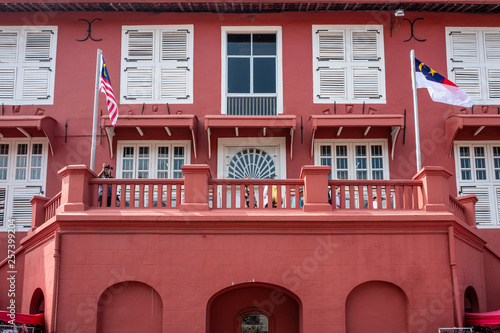 The Stadthuys at Dutch Square in Malacca, Malysia. photo