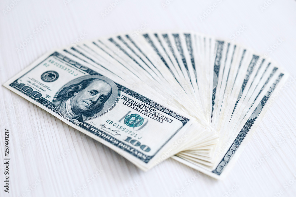 the stack of dollars the stack of dollars
