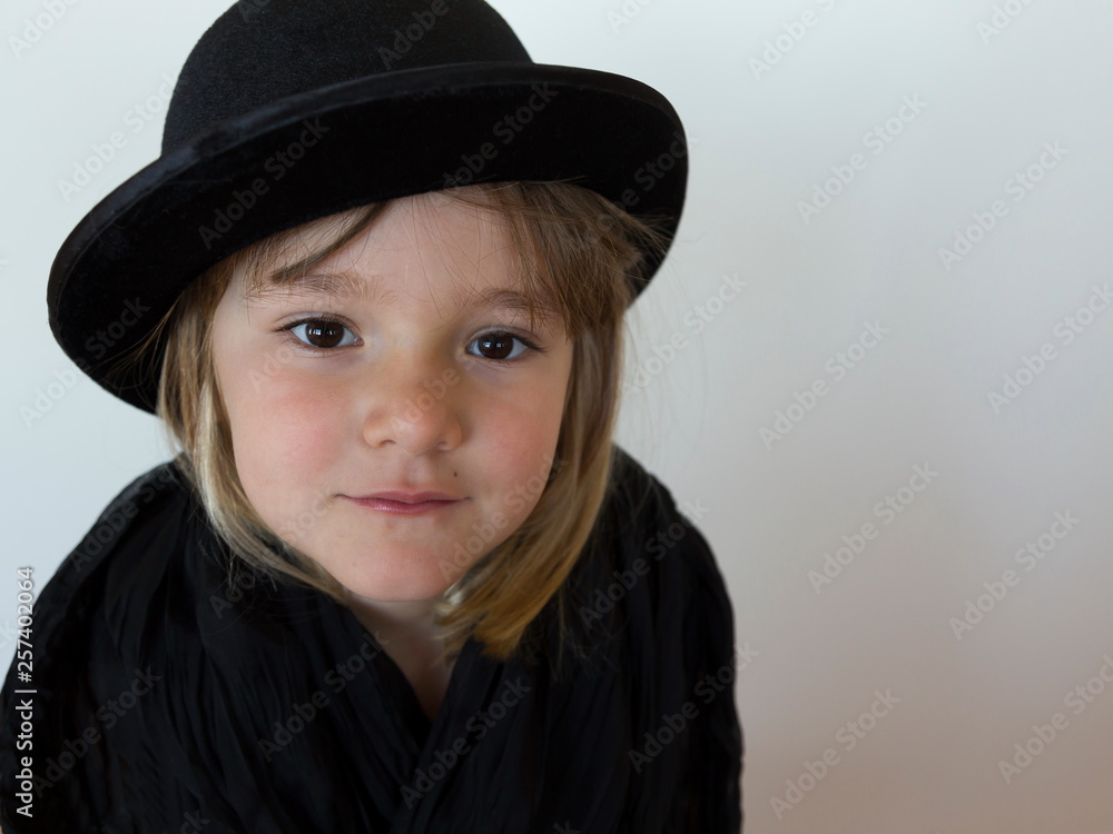 The girl in sales the bowler hat