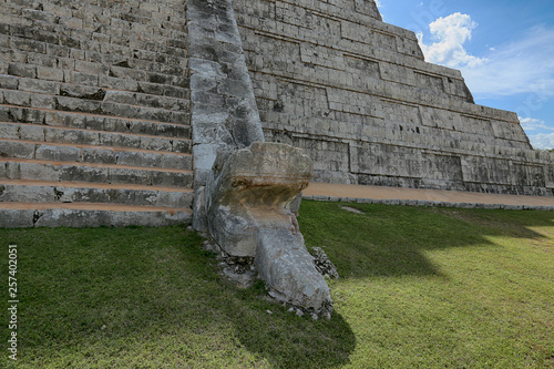 Mexico, Chichen Itza, Yucatn. Mayan pyramid of Kukulcan El Castillo photo