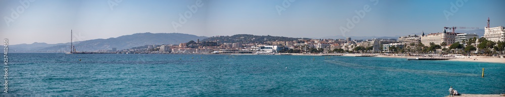 panorama baie de Cannes mars 2019