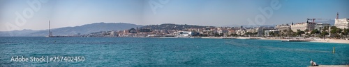 panorama baie de Cannes mars 2019