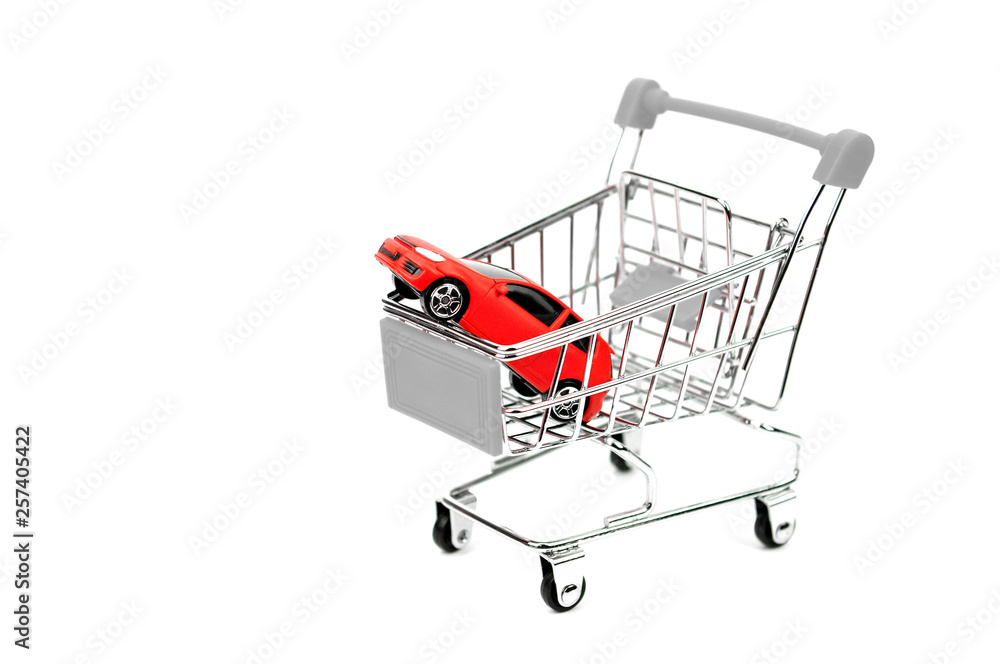 shopping car concept