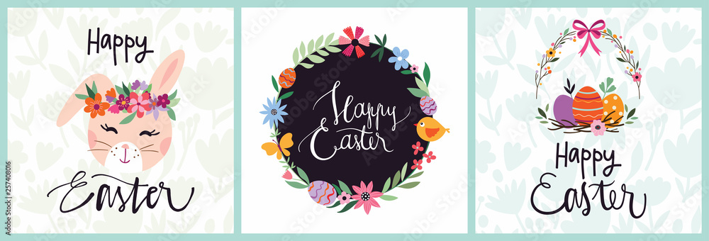 Happy easter greeting cards collection Happy easter greeting cards collection