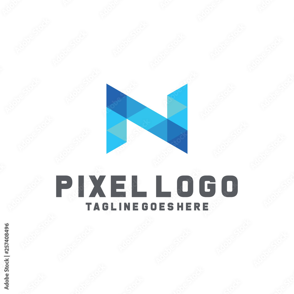 Pixel Logo / Technology Icon / Company Logo Vector / Modern Symbol Design Inspiration Pixel Logo / Technology Icon / Company Logo Vector / Modern Symbol Design Inspiration