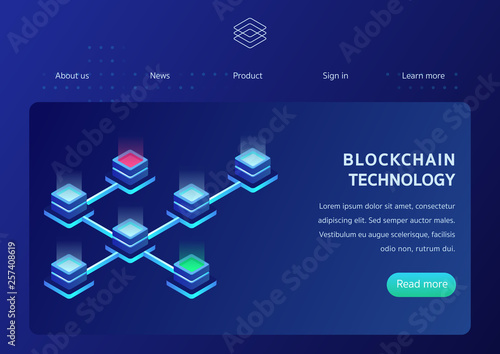 blockchain technology webpage