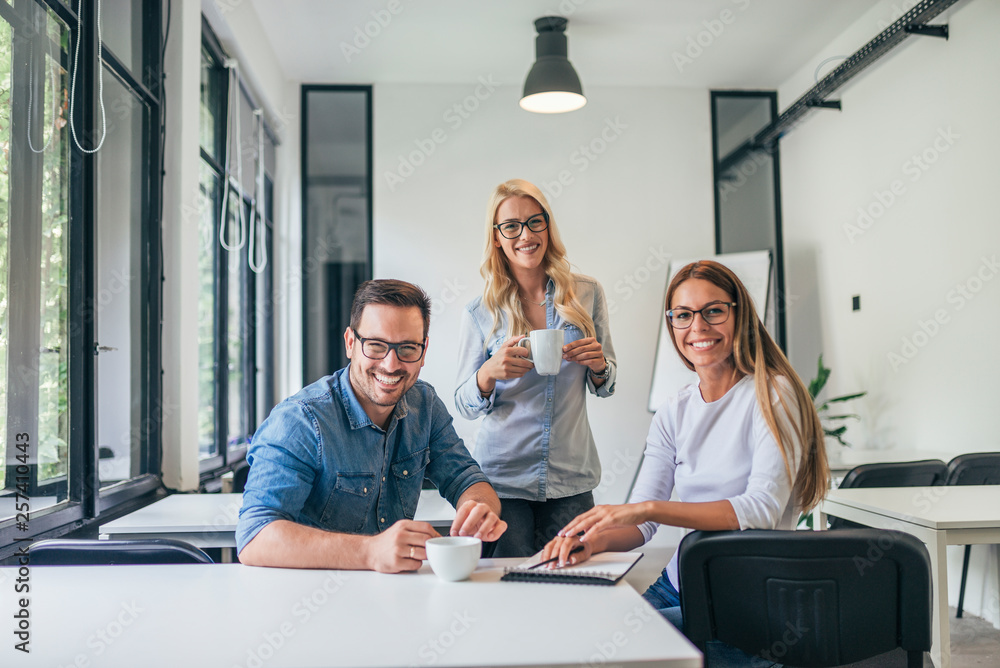 © bnenin - Portrait of a successful business team. © bnenin - Portrait of a successful business team.