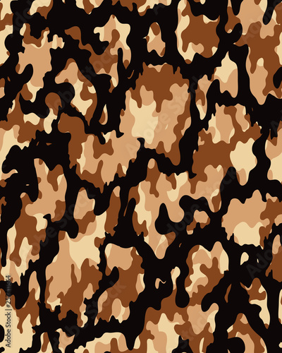 Camouflage pattern.Seamless army wallpaper.Military design.Abstract camo design.Digital paper. Repeating camouflage background.Fashionable.Printable art.Colorful vector illustration.