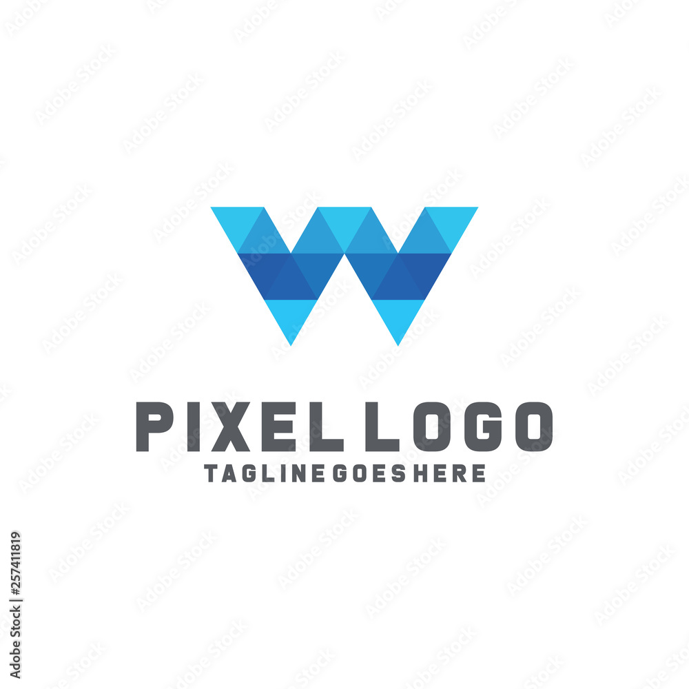 Pixel Logo / Technology Icon / Company Logo Vector / Modern Symbol Design Inspiration Pixel Logo / Technology Icon / Company Logo Vector / Modern Symbol Design Inspiration