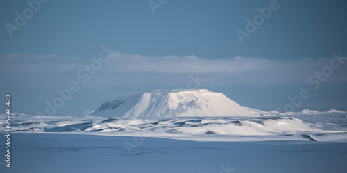 Icelandic landscape in winter with snow  © pbnash1964