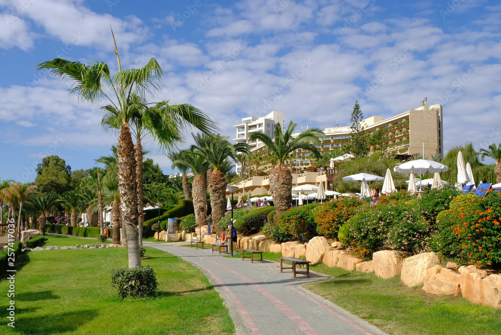Hotels in Limassol near the sea.