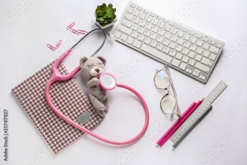 Workplace of pediatrician o...