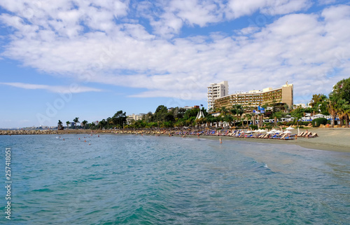 Dasoudi beach in Limassol, Cyprus photo
