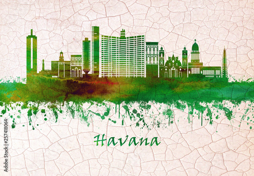 Photography Havana Cuba skyline