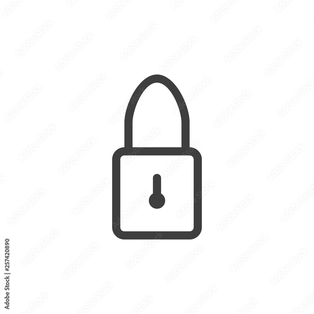 Lock icon. Secure sign Lock icon. Secure sign