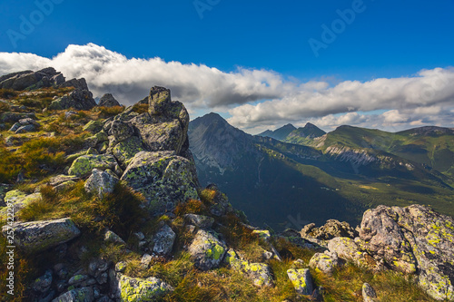 Landscape in European mountains, High Tatras, Slovakia, central Europe, beauty world, wallpaper landscape background