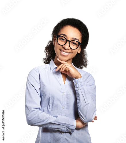 African-American woman in f...