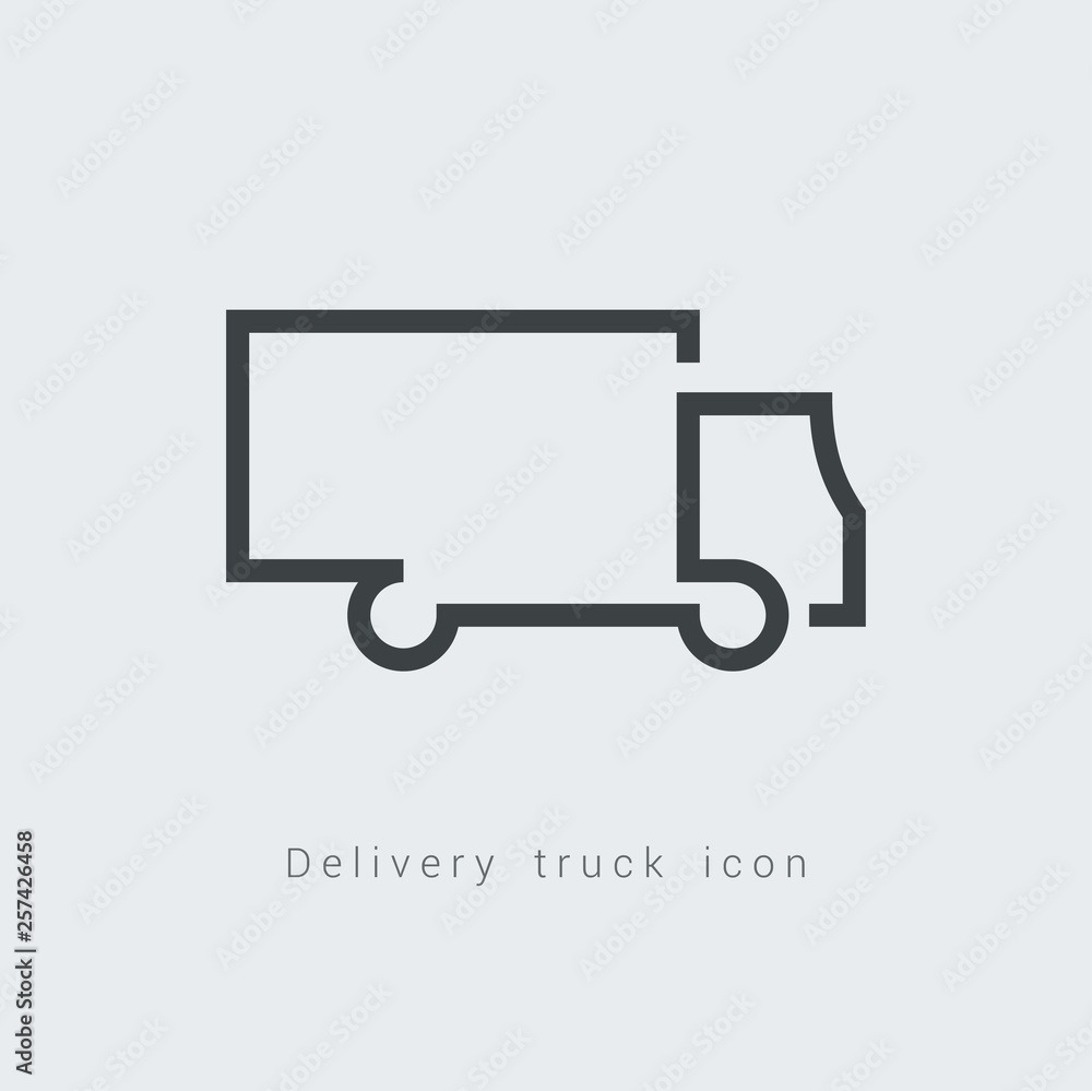 delivery truck icon delivery truck icon