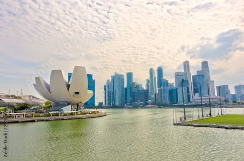 Singapore riverside, HDR image