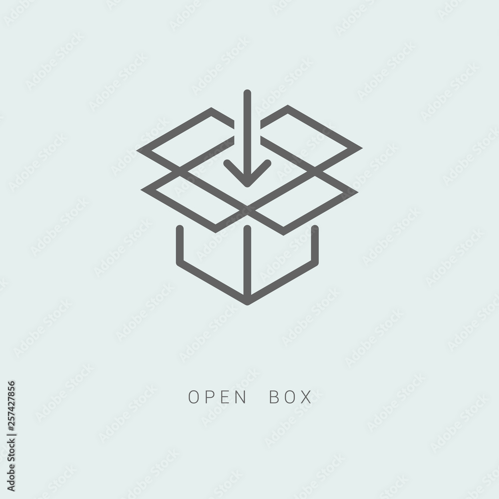 open box icon open box icon