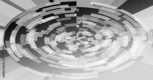 black and white circle abstract background 