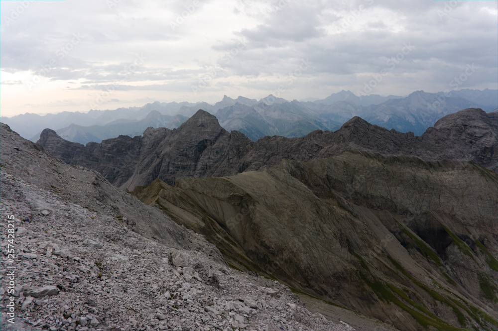 rough harsh landscape in the alps rough harsh landscape in the alps