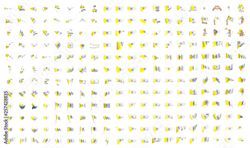 very big collection of vector flags of the Vatican