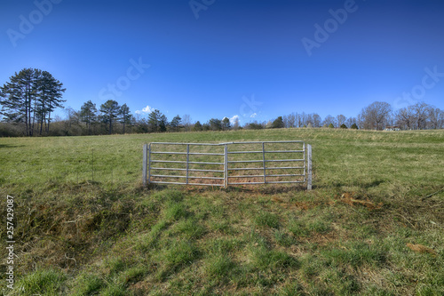 "The Pearly Gates" isolated farm gate with no surrounding fence Zen Duder Rural Life Gallery © Zen Duder