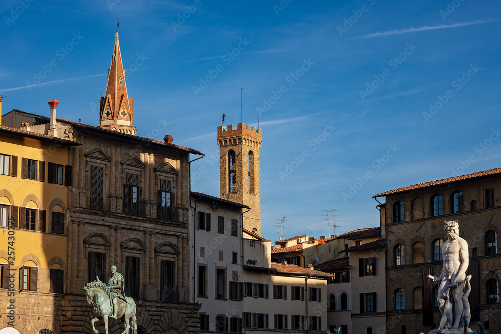 Piazza della Signoria - Square in Florence Italy