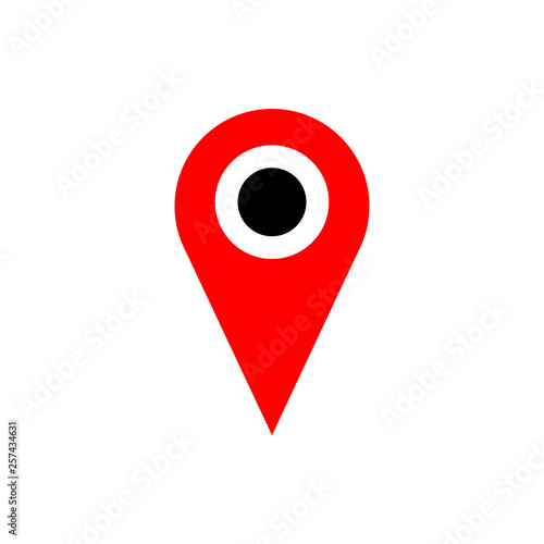 Free Download Pin icon vector. Location icon. Map pointer icon - GFXLoad