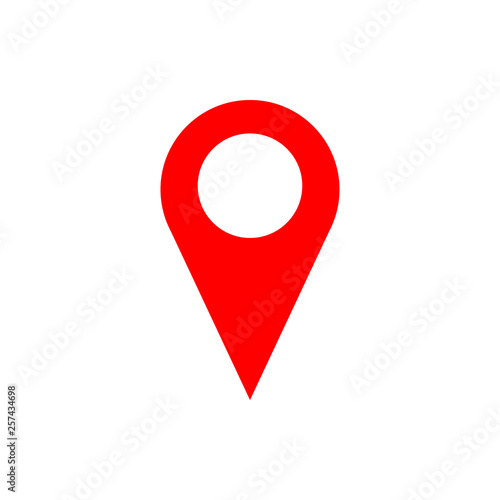 Pin icon vector. Location icon. Map pointer icon Free Download Pin icon vector. Location icon. Map pointer icon - GFXLoad