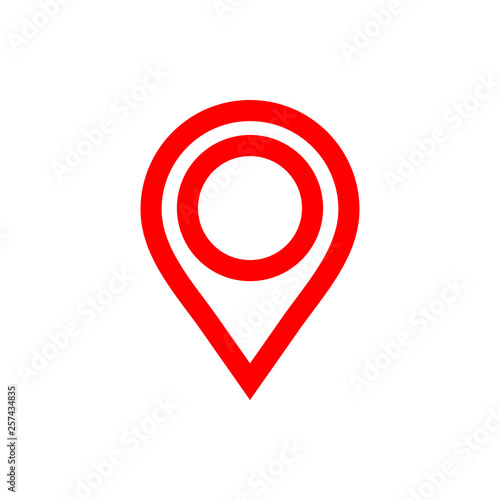 Pin icon vector. Location icon. Map pointer icon Free Download Pin icon vector. Location icon. Map pointer icon - GFXLoad