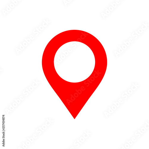 Free Download Pin icon vector. Location icon. Map pointer icon - GFXLoad
