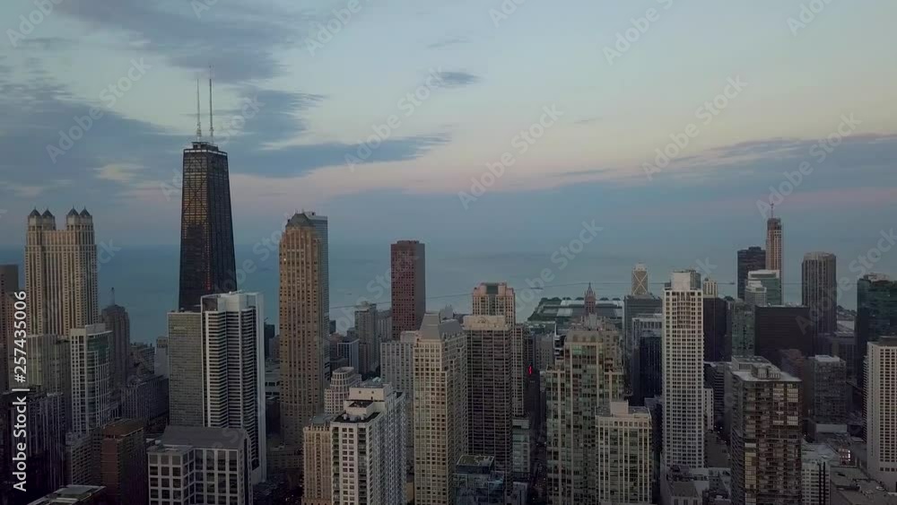 Aerial View of Chicago, Illinois - 4k Aerial View of Chicago, Illinois - 4k