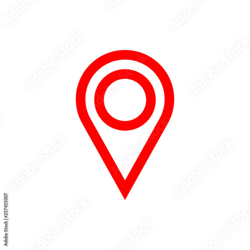 Pin icon vector. Location icon. Map pointer icon Free Download Pin icon vector. Location icon. Map pointer icon - GFXLoad