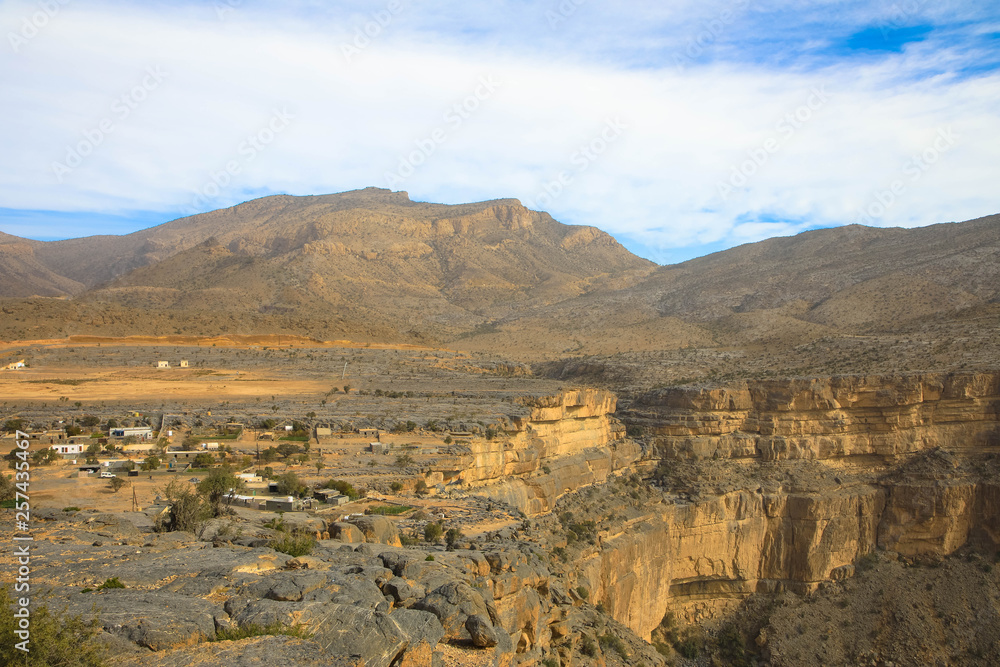 Gebirgsschlucht Jebel Sharms Oman
