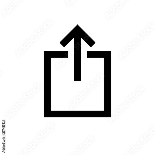 share icon vector. Share vector icon