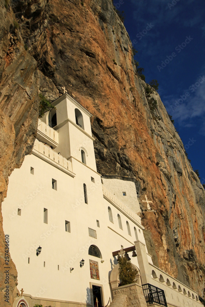 Upper church of Ostrog monastery, Montenegro