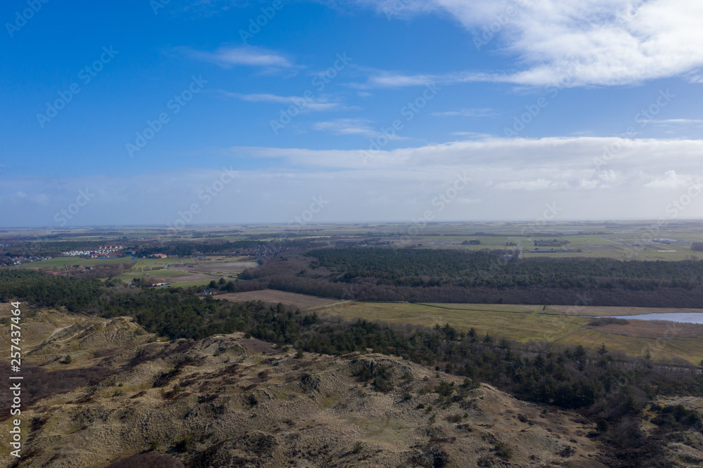 Fototapeta premium Texel Luftaufnahme